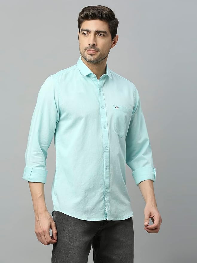 Blue Slim Fit Shirt