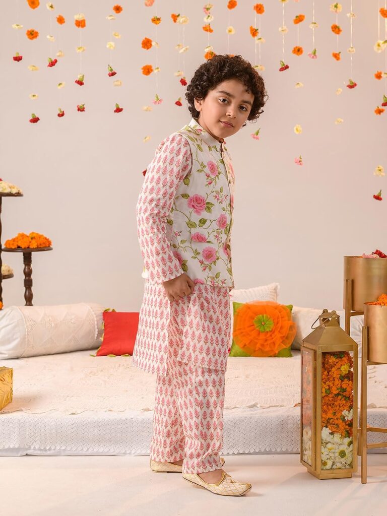 Flower Motif Kurta