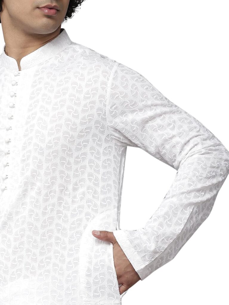 Chikan Work Kurta Ensemble