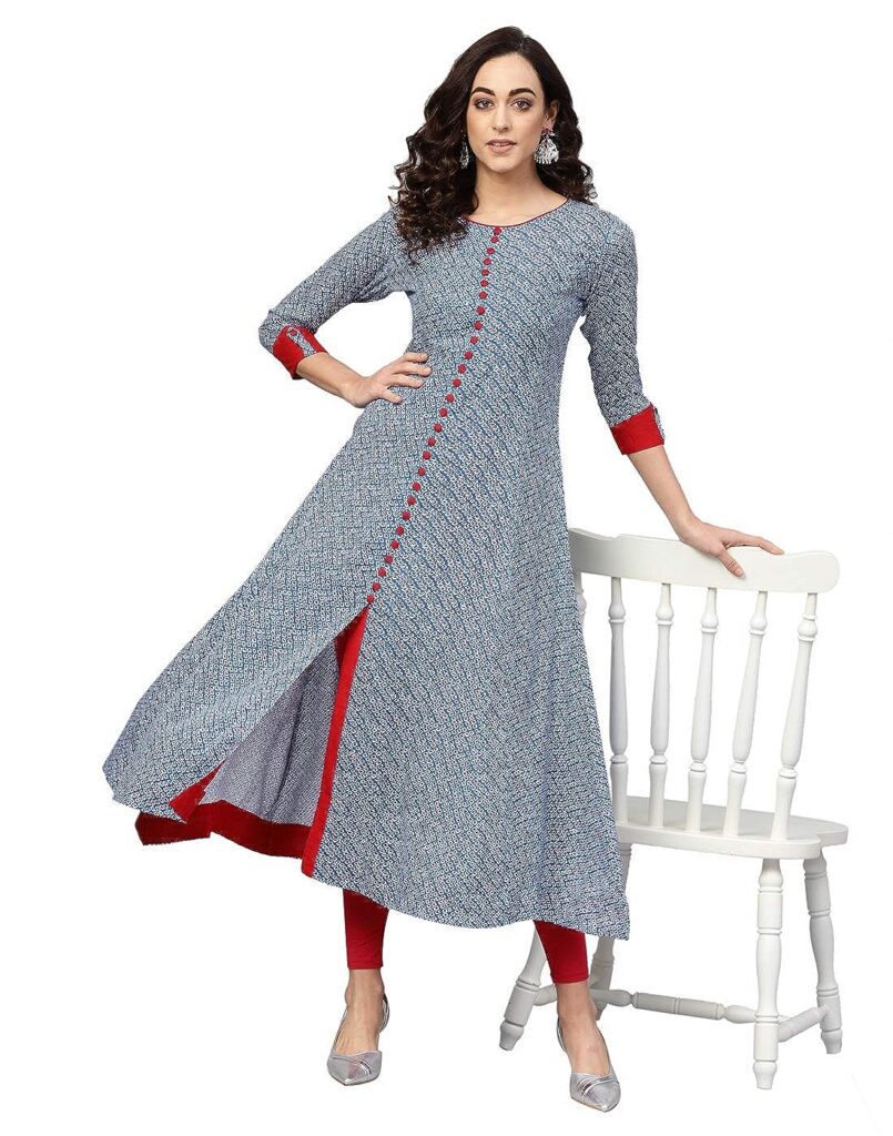 Front Slit Kurti Design