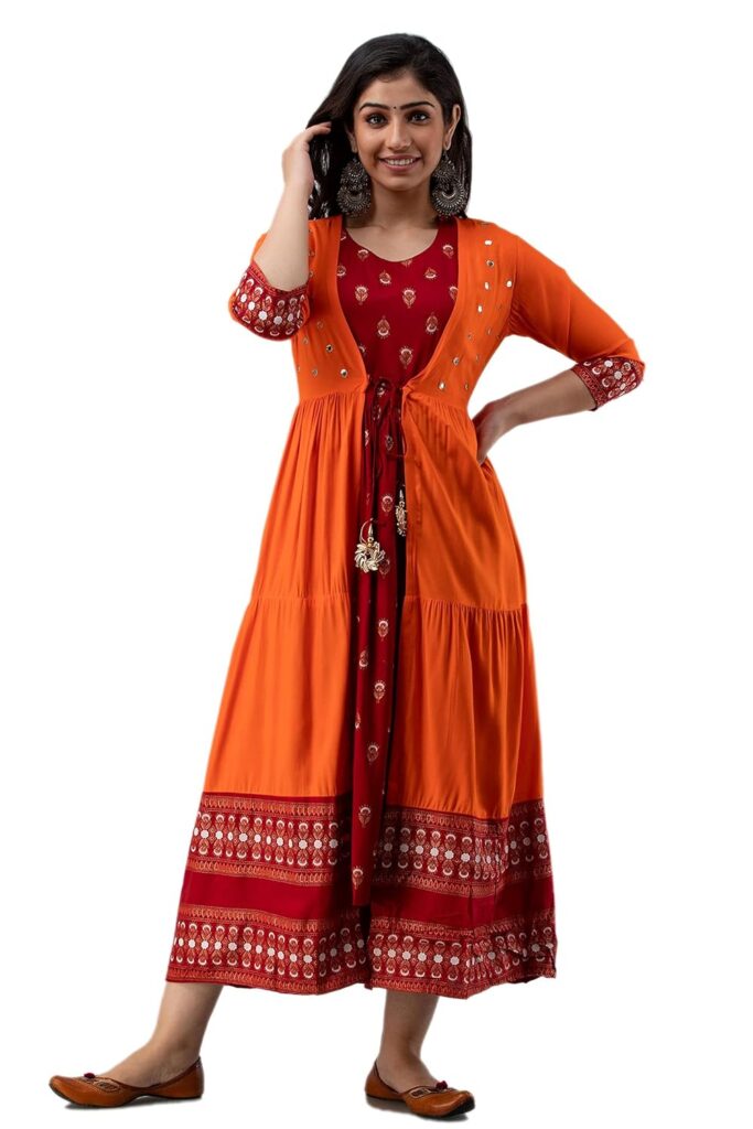 Kurti Designs With Overcoat