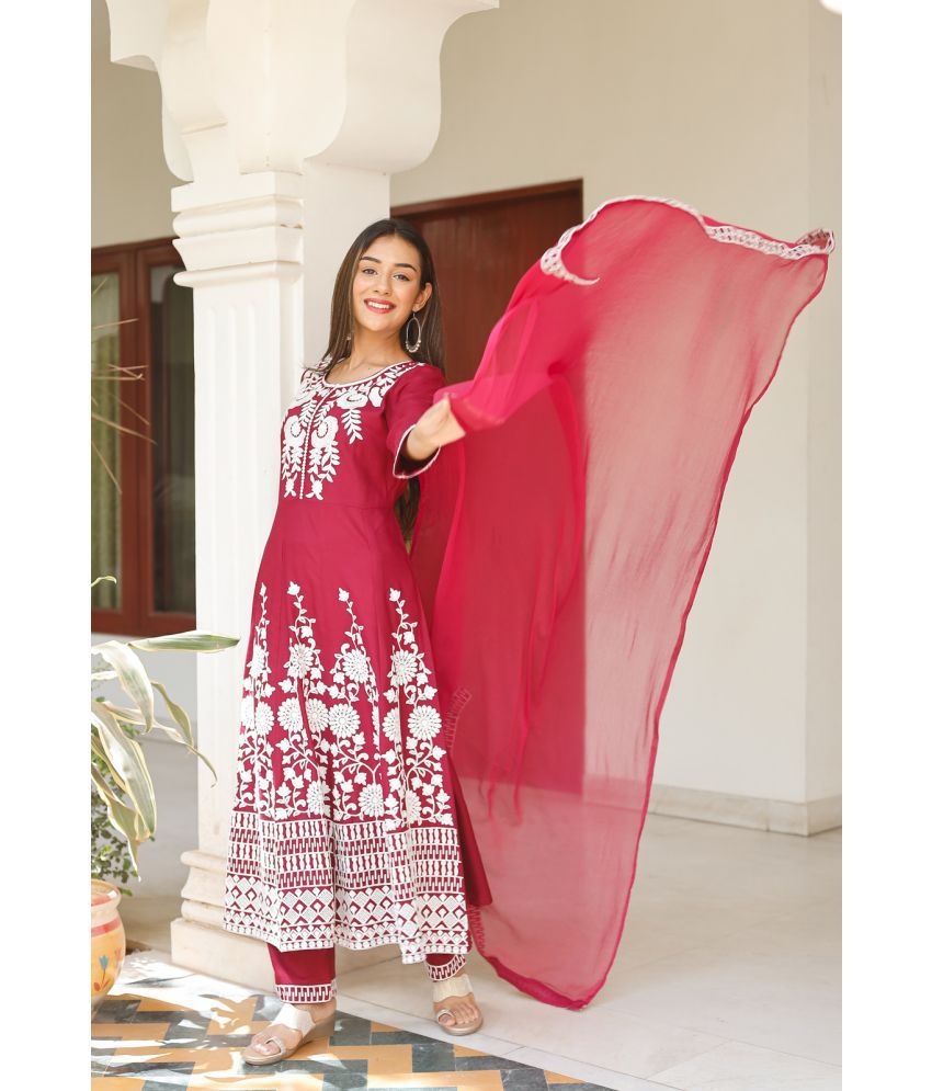 Vermilion Salwar Dress Pairing