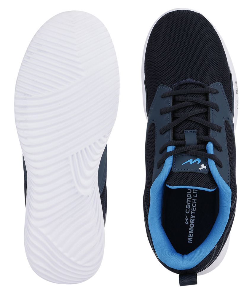 Blue Athletic Running Footwear by Campus