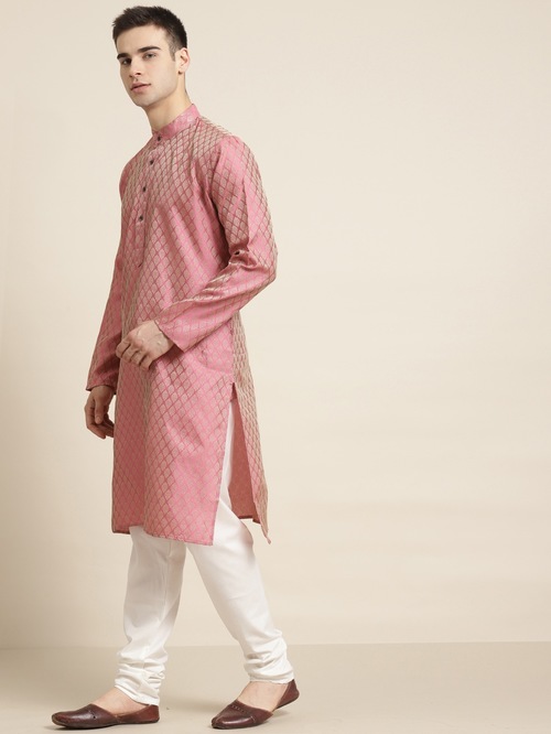 Stylish pink kurta