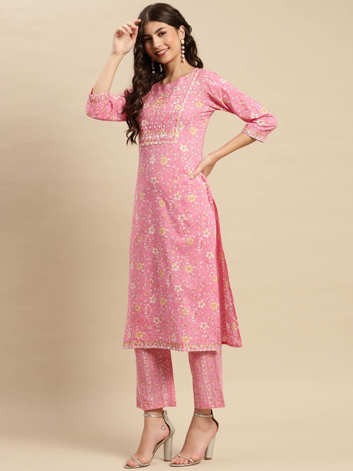 Latest Pink Kurti