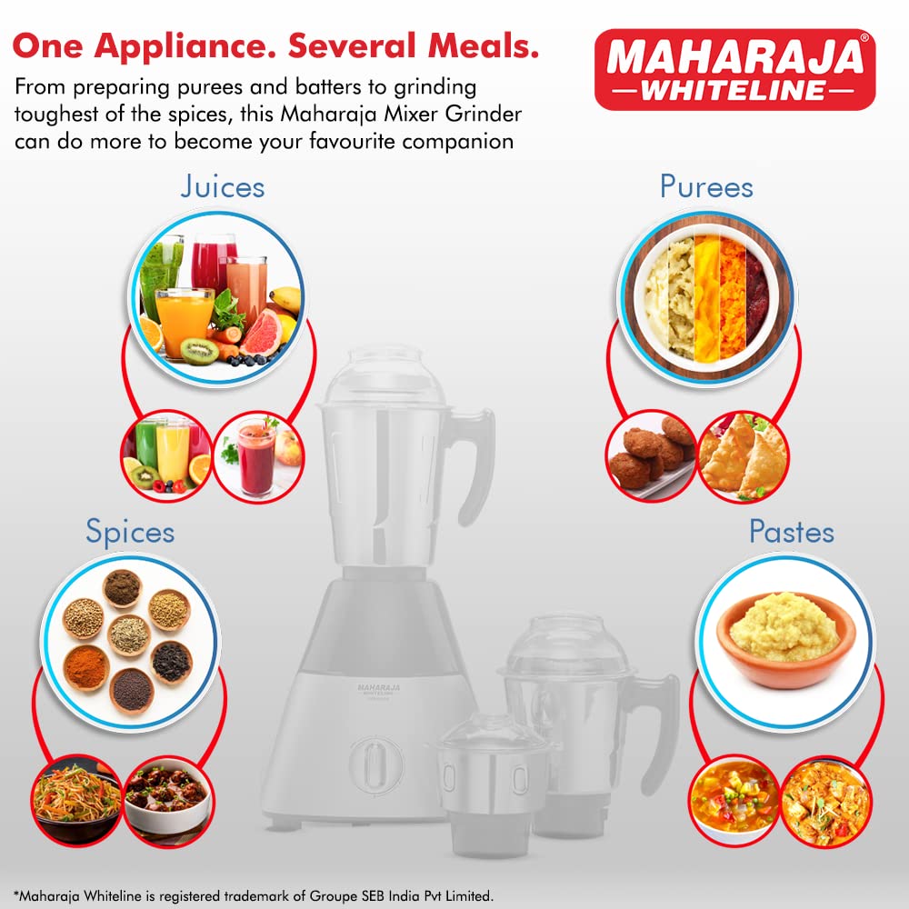 Maharaja Whiteline Infinimax Elite Mixer Grinder