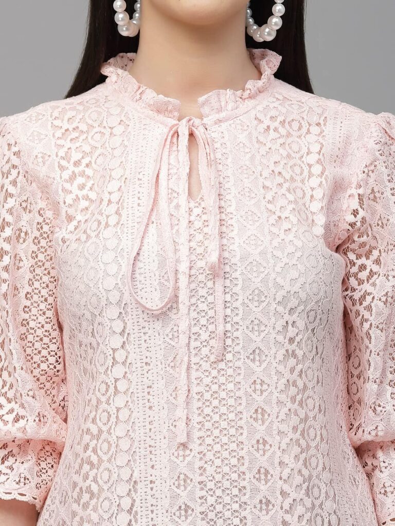 Blush Lace Tee