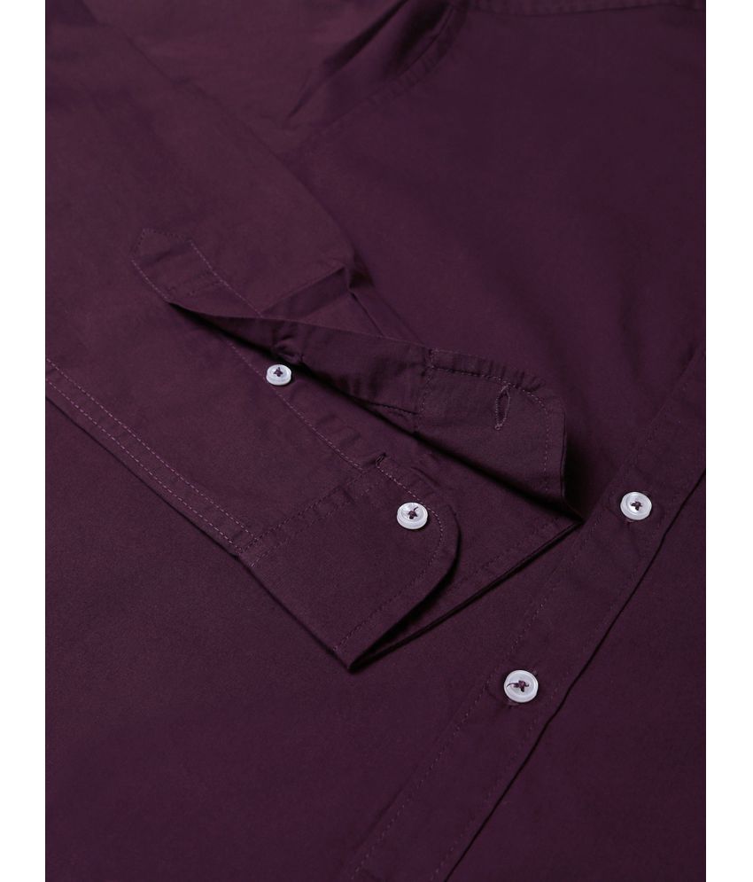 Men's casual purple tops