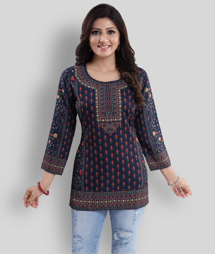 Navy blue kurti