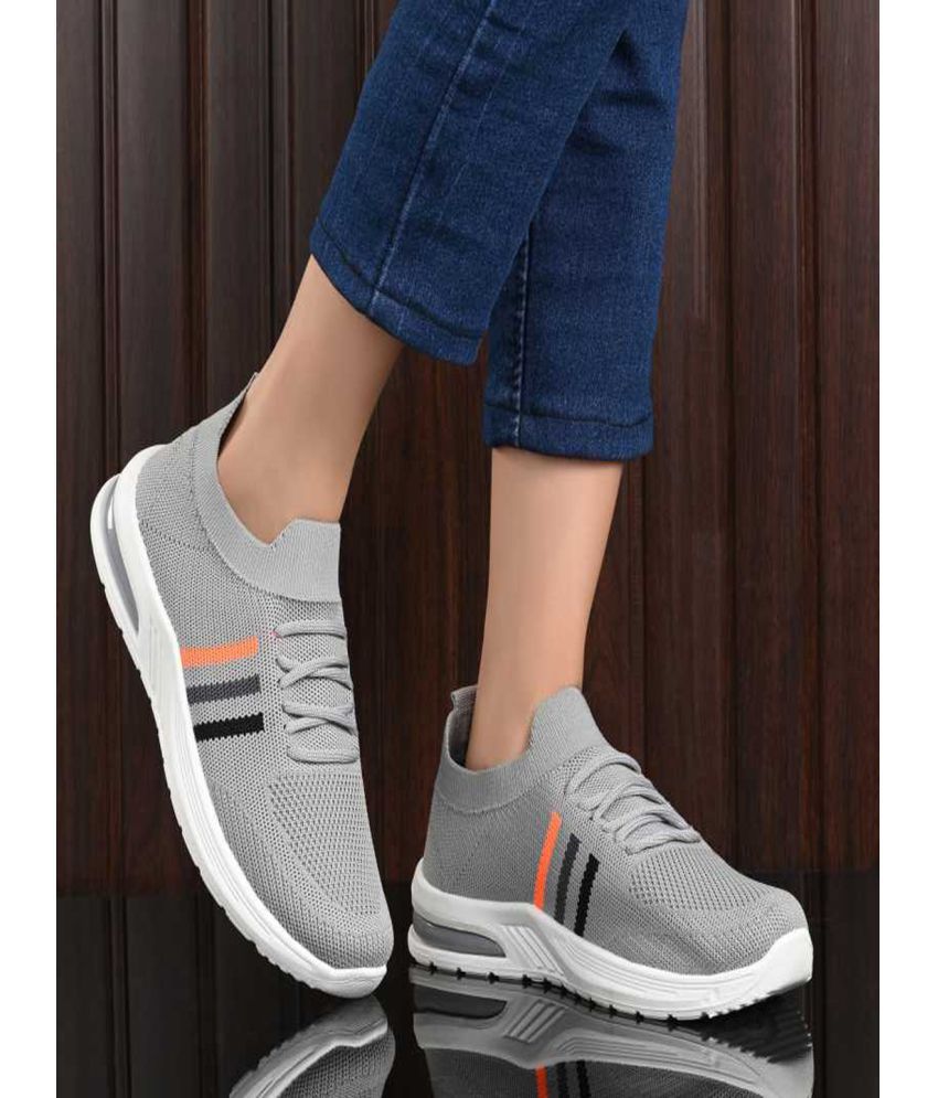 gray casual shoes