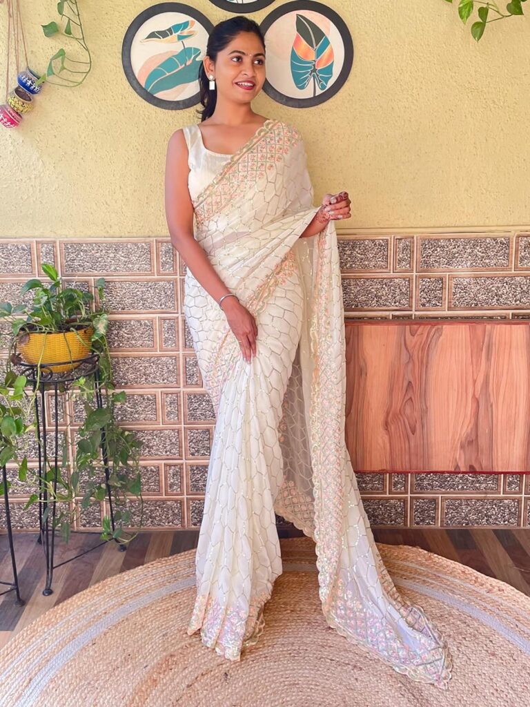 Stylish  Georgette Saree