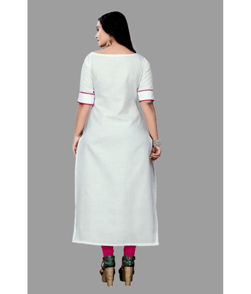 Top White Kurti Style