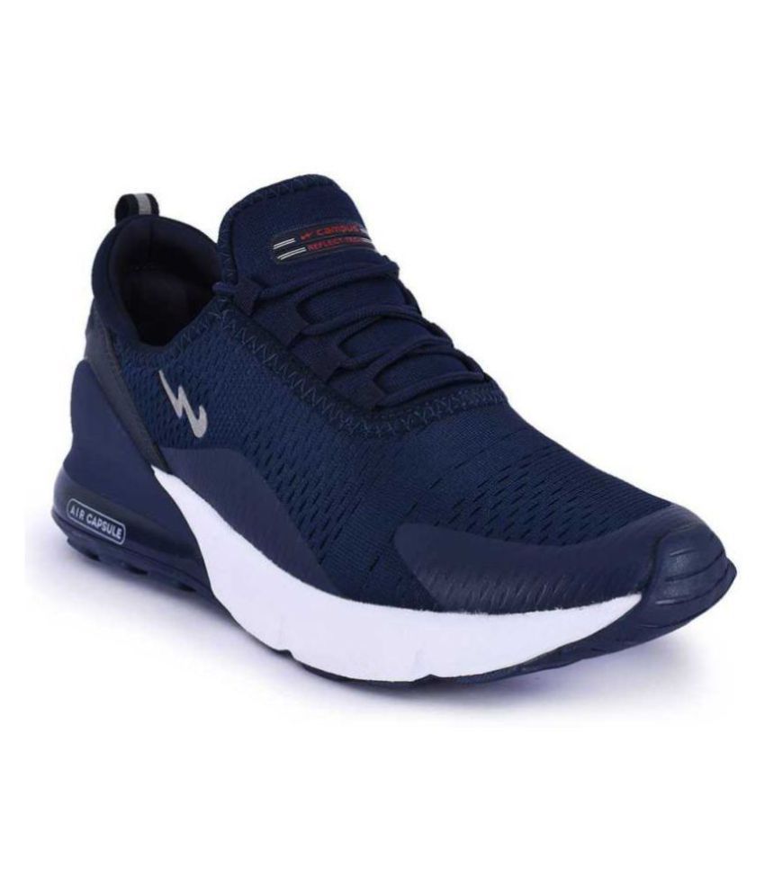 navy blue sports shoes