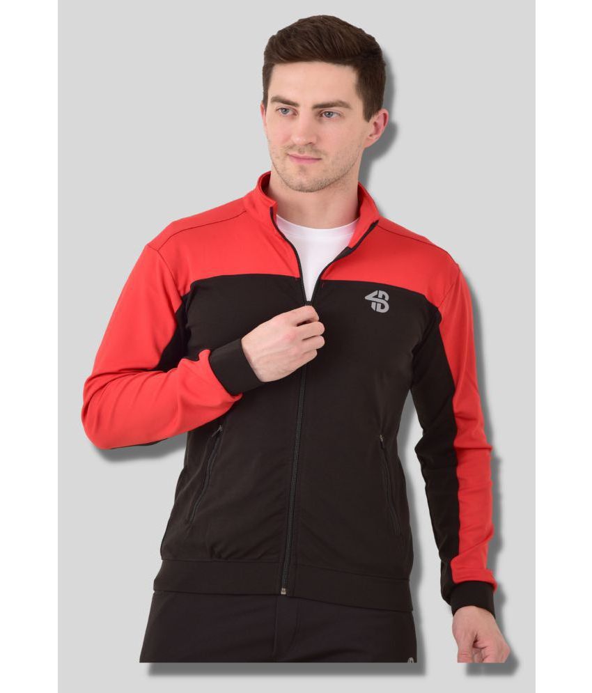 men's red jacket