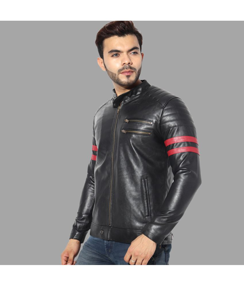 Black Men's Leather Jacket