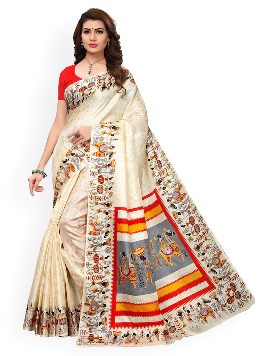 Silk Printed Saree