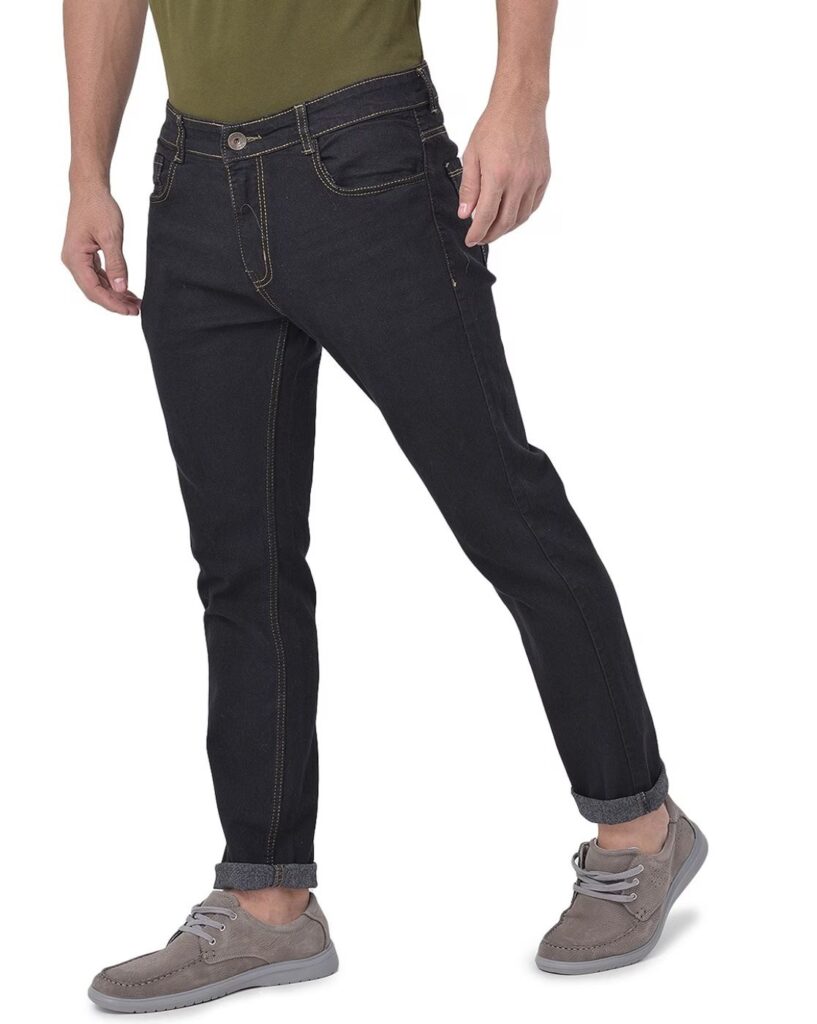 Lightly Washed Slim Fit Jeans