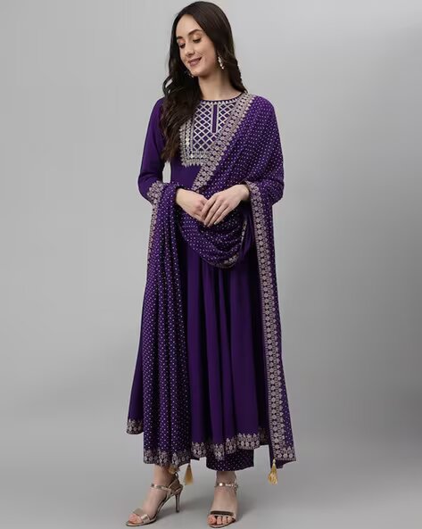 Bandhani Print Anarkali Kurta