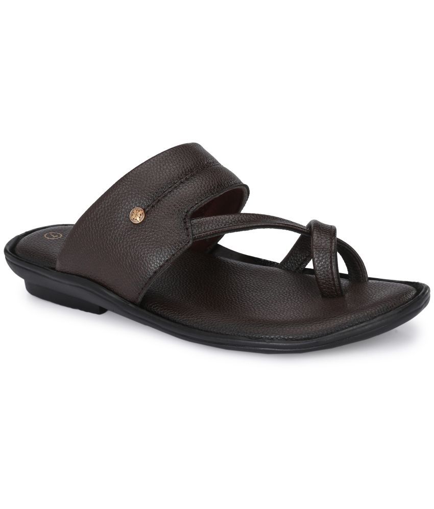 men's leather slipper