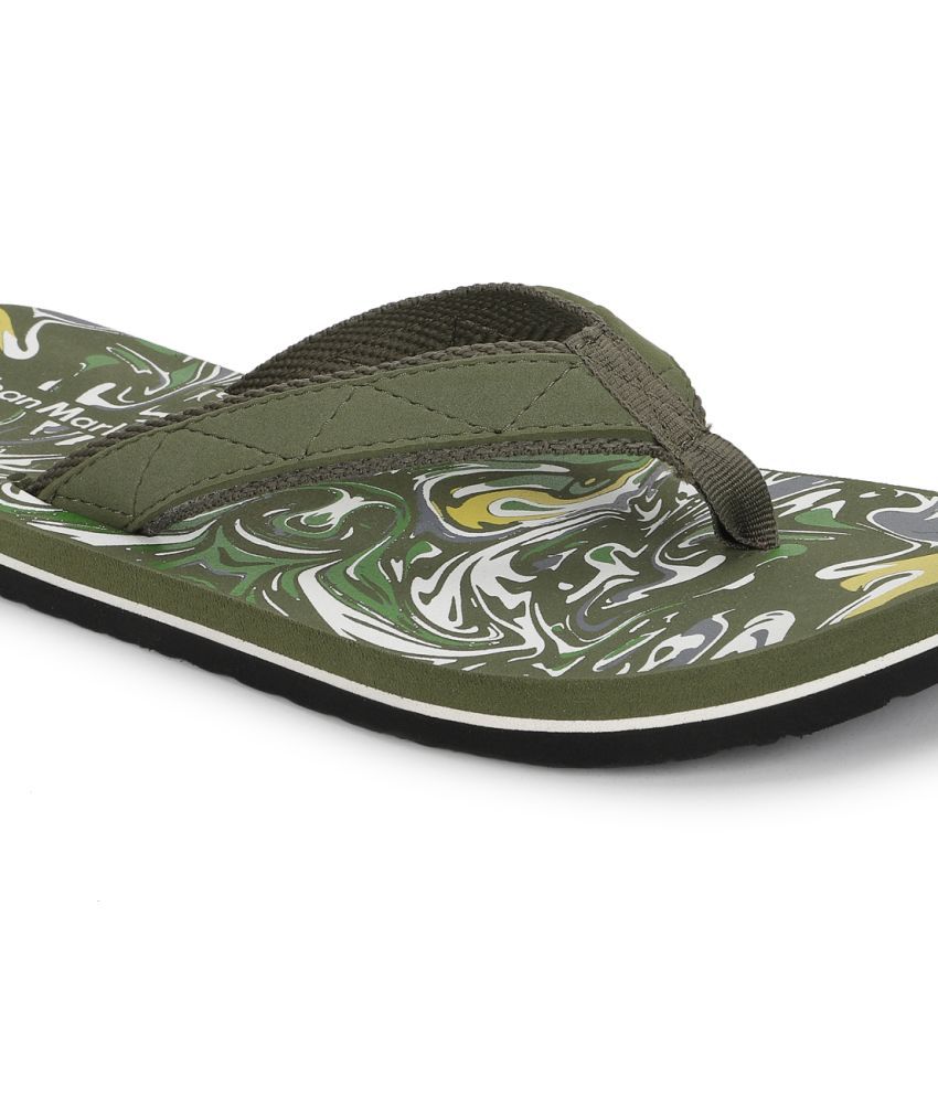 olive flip flop