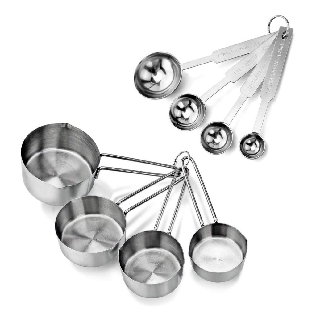 measuring cups and spoons