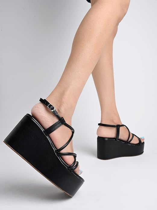 black flat heels