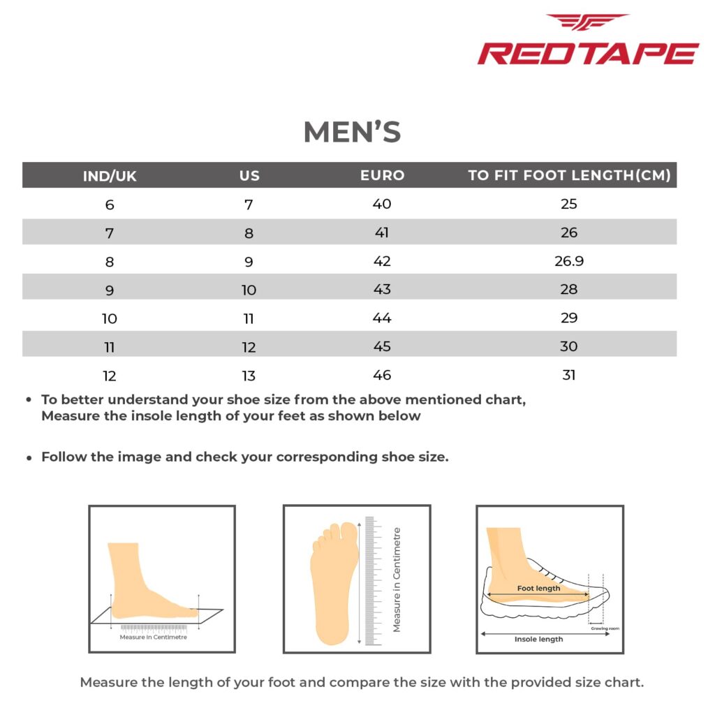 Lively RedTape Shoes for Men