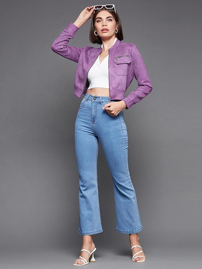 Lilac Trendy Jacket
