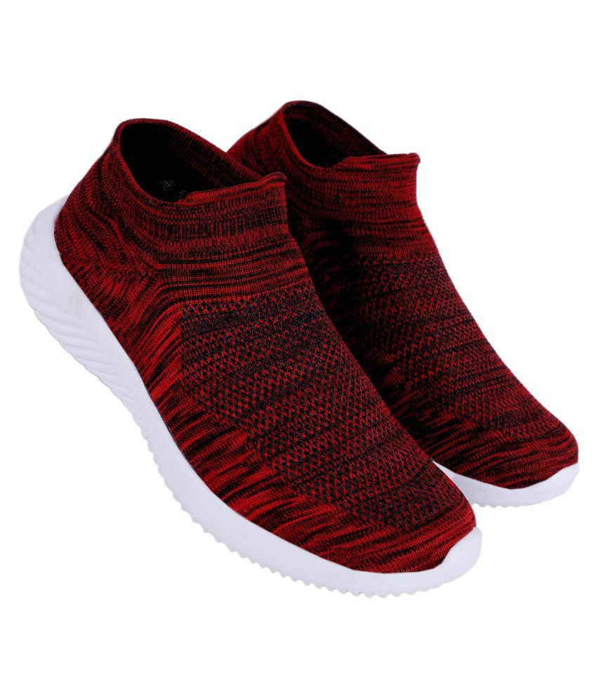 red men's shoes