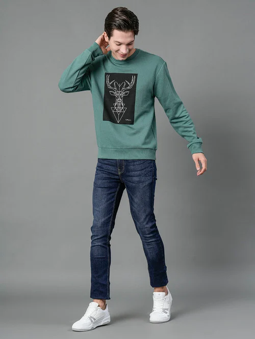men's printed sweatshirt