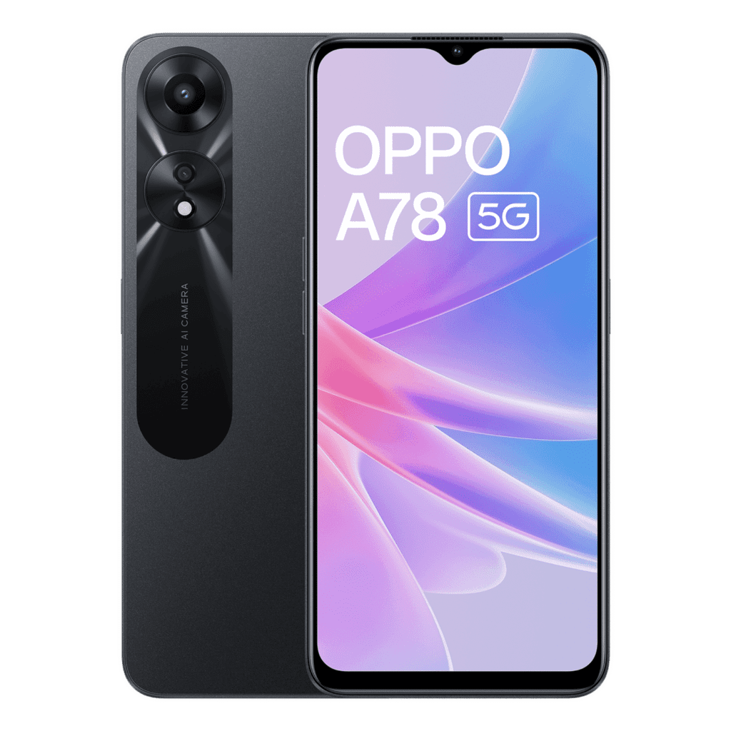 Oppo A78 5g Glowing Black Variant