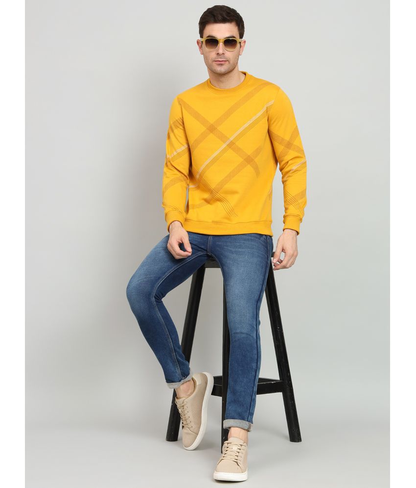 mustard yellow mens sweatshirt