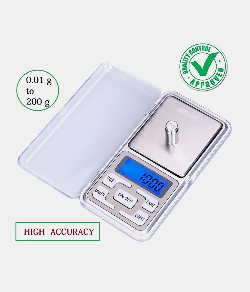 Compact digital jewelry scale